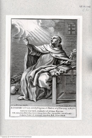 Vorderseite von Istituto Nazionale per la Grafica [http://creativecommons.org/publicdomain/mark/1.0/] Der heilige Johannes vom Kreuz - , bh479868. Foto.