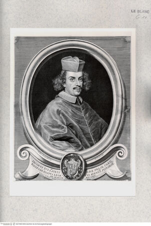 Vorderseite von Istituto Nazionale per la Grafica [http://creativecommons.org/publicdomain/mark/1.0/] Bildnis des Kardinals Giacomo Rospigliosi - , bh479869. Foto.
