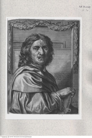 Vorderseite von Istituto Nazionale per la Grafica [http://creativecommons.org/publicdomain/mark/1.0/] Selbstbildnis des Nicolas Poussin - , bh479871. Foto.