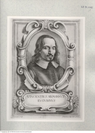 Vorderseite von Istituto Nazionale per la Grafica [http://creativecommons.org/publicdomain/mark/1.0/] Bildnis des Vincenzo Armanni - , bh479889. Foto.