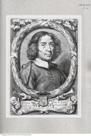 Vorderseite von Istituto Nazionale per la Grafica [http://creativecommons.org/publicdomain/mark/1.0/] Bildnis des Scipio Coppa - , bh480306. Foto.