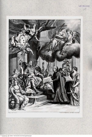 Vorderseite von Istituto Nazionale per la Grafica [http://creativecommons.org/publicdomain/mark/1.0/] Cosimo III. de Medici wird ein Buch präsentiert - , bh480311. Foto.