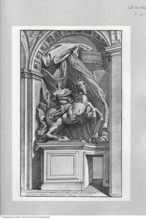 Vorderseite von Istituto Nazionale per la Grafica [http://creativecommons.org/publicdomain/mark/1.0/] Reiterstandbild des Kaisers Konstantin - , bh480317. Foto.