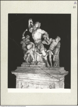 Vorderseite von Sopr. BAS FI [https://www.deutsche-digitale-bibliothek.de/content/lizenzen/rv-fz/] Laokoongruppe - , bh480395_recto. Foto.