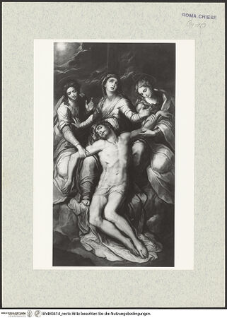 Vorderseite von Sopr. BAS ROMA [https://www.deutsche-digitale-bibliothek.de/content/lizenzen/rv-ez/] Kreuzabnahme - , bh480414_recto. Foto.