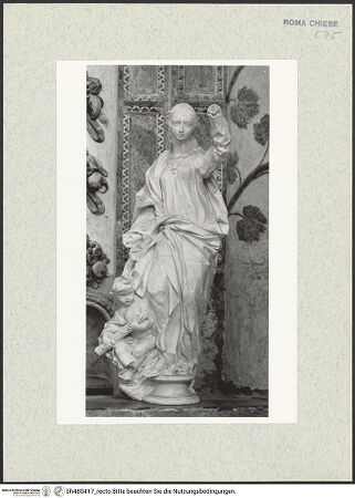 Vorderseite von Sopr. BAS ROMA [https://www.deutsche-digitale-bibliothek.de/content/lizenzen/rv-ez/] Statue der Justitia - , bh480417_recto. Foto.