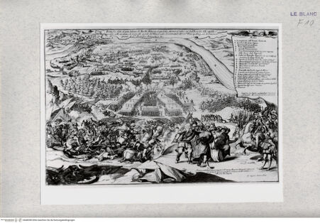 Vorderseite von Istituto Nazionale per la Grafica [http://creativecommons.org/publicdomain/mark/1.0/] Türkenschlacht unter Prinz Eugen von Savoyen (2. Zustand) - , bh480585. Foto.