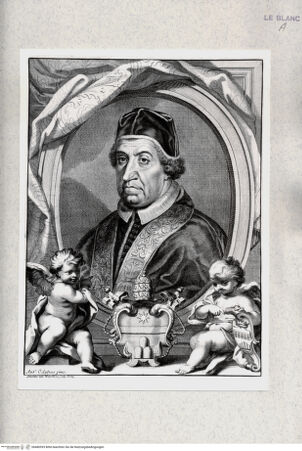 Vorderseite von Istituto Nazionale per la Grafica [http://creativecommons.org/publicdomain/mark/1.0/] Papst Clemens XI. - , bh480593. Foto.
