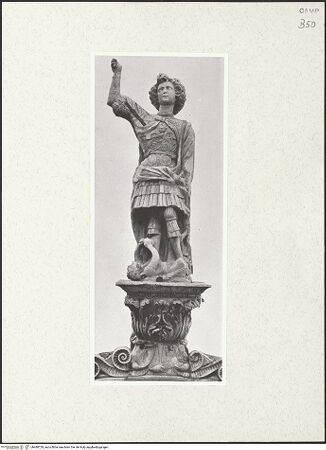 Vorderseite von unbekannt [https://www.deutsche-digitale-bibliothek.de/content/lizenzen/rv-fz/] Triumphbogen Alfonsos VDer heilige Michael - Gesamtansicht, bh480729_recto. Foto.
