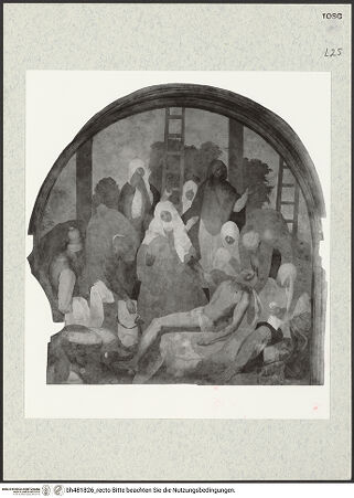 Vorderseite von Sopr. BAS Fi [https://www.deutsche-digitale-bibliothek.de/content/lizenzen/rv-ez/] Passionszyklus: Beweinung Christi - Gesamtansicht, bh481826_recto. Foto.