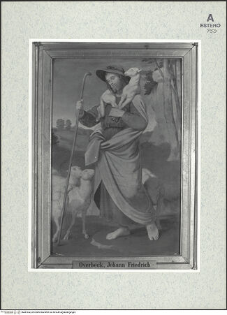 Vorderseite von Thorvaldsens Museum Kopenhagen [https://www.deutsche-digitale-bibliothek.de/content/lizenzen/rv-ez/] Der gute Hirte - , bh481834_recto. Foto.