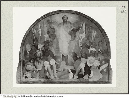 Vorderseite von Sopr. BAS Fi [https://www.deutsche-digitale-bibliothek.de/content/lizenzen/rv-ez/] Auferstehung Christi - Gesamtansicht, bh482412_recto. Foto.