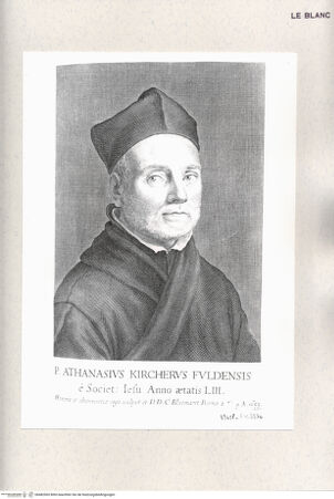 Vorderseite von Istituto Nazionale per la Grafica [http://creativecommons.org/publicdomain/mark/1.0/] Bildnis des Athanasius Kircher - , bh482565. Foto.