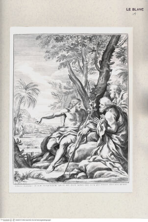 Vorderseite von Istituto Nazionale per la Grafica [http://creativecommons.org/publicdomain/mark/1.0/] Der heilige Johannes zeigt seinen Schülern Jesus - , bh482572. Foto.