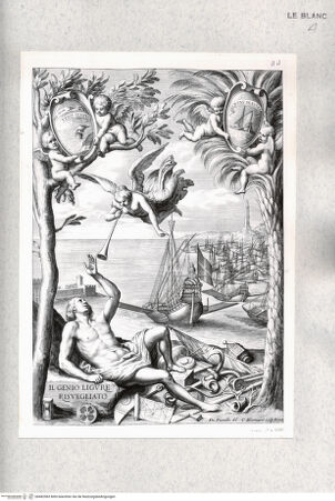 Vorderseite von Istituto Nazionale per la Grafica [http://creativecommons.org/publicdomain/mark/1.0/] Titelillustration: Il Genio Ligure Risvegliato - , bh482583. Foto.