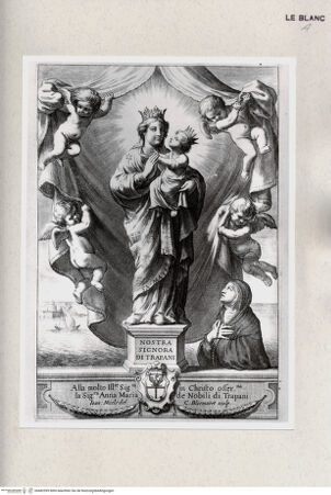 Vorderseite von Istituto Nazionale per la Grafica [http://creativecommons.org/publicdomain/mark/1.0/] Nostra Signora di Trapani - , bh482599. Foto.