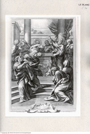Vorderseite von Istituto Nazionale per la Grafica [http://creativecommons.org/publicdomain/mark/1.0/] Die Predigt des Paulus in Athen vor dem Altar des unbekannten Gottes - , bh482602. Foto.