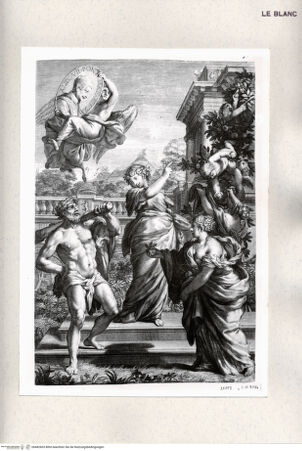 Vorderseite von Istituto Nazionale per la Grafica [http://creativecommons.org/publicdomain/mark/1.0/] Allegorie: Herkules und die Hesperidenäpfel, mit dem Medaillon Alexanders VII. - , bh482603. Foto.