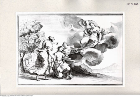 Vorderseite von Istituto Nazionale per la Grafica [http://creativecommons.org/publicdomain/mark/1.0/] Die Philosophie, die Astronomie und die Geometrie weisen einem jungen Mann den Weg - , bh482620. Foto.