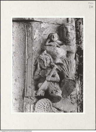 Vorderseite von Sigismondi, Roberto [http://creativecommons.org/licenses/by-nc-sa/4.0/] Hauptportal mit Szenen aus dem Leben Christi - Detail, Archivolten, Amme wäscht das Christuskind und schlafender Josef, bh483084_recto. Foto: Sigismondi, Roberto.