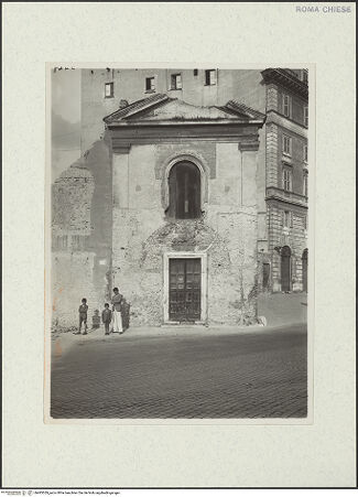 Vorderseite von Comune di Roma?, Archivio Fotografico delle Antichità e Belle Arti [https://www.deutsche-digitale-bibliothek.de/content/lizenzen/rv-ez/] Sant'Aniano - Fassade, bh483559_recto. Foto.