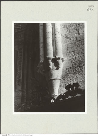 Vorderseite von Bibliotheca Hertziana [https://www.deutsche-digitale-bibliothek.de/content/lizenzen/rv-fz/] San FortunatoChor - Presbyterium, Wandvorlage mit Konsole, bh484436_recto. Foto: Savio, Oscar.