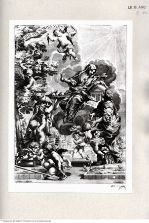 Vorderseite von Istituto Nazionale per la Grafica [http://creativecommons.org/publicdomain/mark/1.0/] Pomis sua nomina servant: Allegorie auf eine unbekannte Familie im Dienste der Religion - , bh484559. Foto.