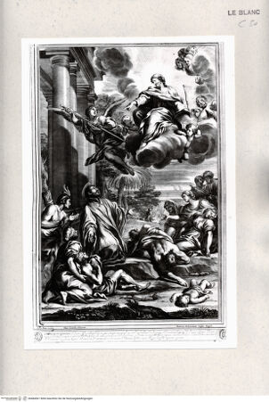 Vorderseite von Istituto Nazionale per la Grafica [http://creativecommons.org/publicdomain/mark/1.0/] Der heilige Franz Xaver betet für die Pestkranken - , bh484561. Foto.