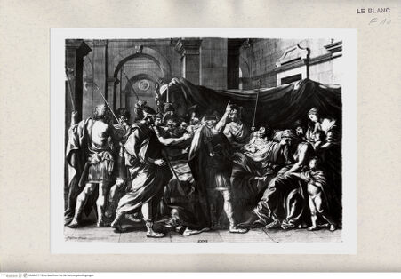 Vorderseite von Istituto Nazionale per la Grafica [http://creativecommons.org/publicdomain/mark/1.0/] Der Tod des Germanicus - , bh484577. Foto.