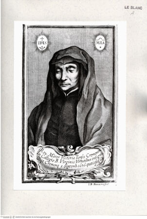Vorderseite von Istituto Nazionale per la Grafica [http://creativecommons.org/publicdomain/mark/1.0/] Rev. Mater Victoria Tonsis Cremonen. ... - , bh485294. Foto.