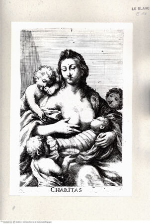 Vorderseite von Istituto Nazionale per la Grafica [http://creativecommons.org/publicdomain/mark/1.0/] Die Charitas mit vier Kindern - , bh485627. Foto.