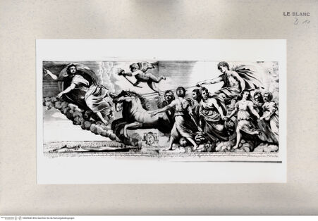 Vorderseite von Istituto Nazionale per la Grafica [http://creativecommons.org/publicdomain/mark/1.0/] Aurora und Apoll auf dem Sonnenwagen - , bh485649. Foto.