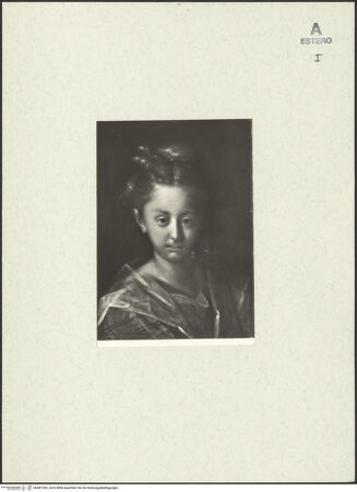 Vorderseite von unbekannt [https://www.deutsche-digitale-bibliothek.de/content/lizenzen/rv-fz/] Bildnis eines Mädchens (Tochter des Hans von Aachen) - , bh487249_recto. Foto.