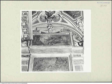 Vorderseite von Sopr. BAS ROMA [https://www.deutsche-digitale-bibliothek.de/content/lizenzen/rv-ez/] Gewölbe, rechte Lünette: Jonas wird vom Wal wieder ausgespien - , bh488743_recto. Foto.