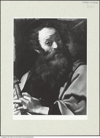 Vorderseite von Sopr. BAS ROMA [https://www.deutsche-digitale-bibliothek.de/content/lizenzen/rv-ez/] Der heilige Paulus - , bh488857_recto. Foto.