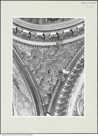 Vorderseite von Sopr. BAS ROMA [https://www.deutsche-digitale-bibliothek.de/content/lizenzen/rv-ez/] Zyklus von Engeln mit Pflanzen der MariensymbolikEngel mit Lorbeerzweigen - , bh488870_recto. Foto.