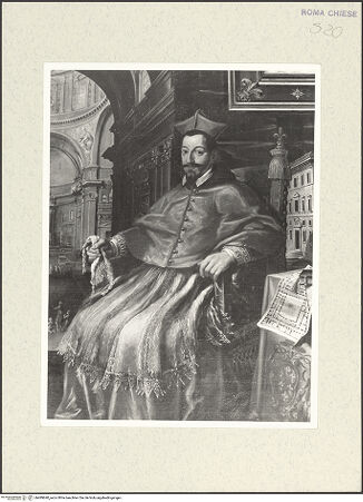 Vorderseite von Sopr. BAS Roma [https://www.deutsche-digitale-bibliothek.de/content/lizenzen/rv-ez/] Die Kardinäle Alessandro und Odoardo Farnese - Detail: Odoardo Farnese, bh489690_recto. Foto.