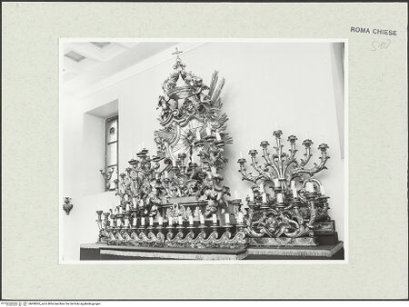 Vorderseite von Sopr. BAS Roma [https://www.deutsche-digitale-bibliothek.de/content/lizenzen/rv-ez/] Apparato per le Quarantore - Gesamtansicht, bh490065_recto. Foto.