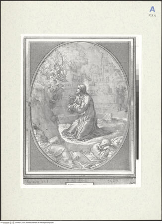 Vorderseite von Ecole Nationale Supérieure des Beaux Arts [https://www.deutsche-digitale-bibliothek.de/content/lizenzen/rv-ez/] Der betende Christus am Ölberg - , bh490511_recto. Foto.