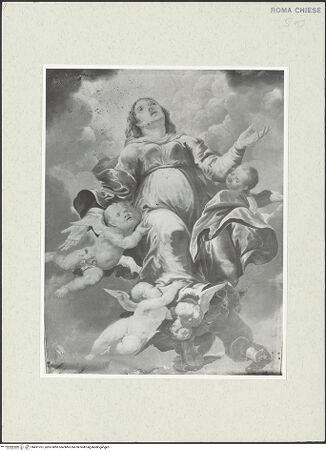 Vorderseite von Sopr. BAS Roma [https://www.deutsche-digitale-bibliothek.de/content/lizenzen/rv-ez/] Assunta - , bh491761_recto. Foto.