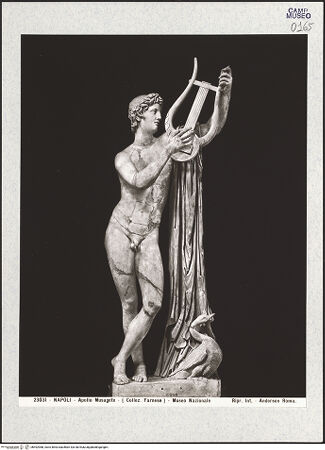Vorderseite von Alinari [https://www.deutsche-digitale-bibliothek.de/content/lizenzen/rv-ez/] Pothos, Kopie einer Statue des Skopas (um 350 v.Chr.) - Gesamtansicht, bh492988_recto. Foto.