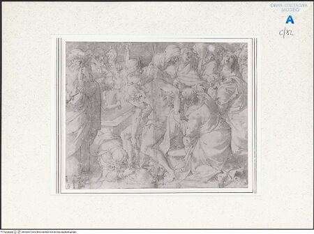 Vorderseite von Royal Collection Enterprises Limited [https://www.deutsche-digitale-bibliothek.de/content/lizenzen/rv-ez/] Grablegung - , bh493087_recto. Foto.