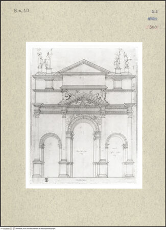 Vorderseite von Courtauld Institute, Conway Library [https://www.deutsche-digitale-bibliothek.de/content/lizenzen/rv-ez/] Ansicht des Triumphbogens von Orange - , bh494086_recto. Foto.