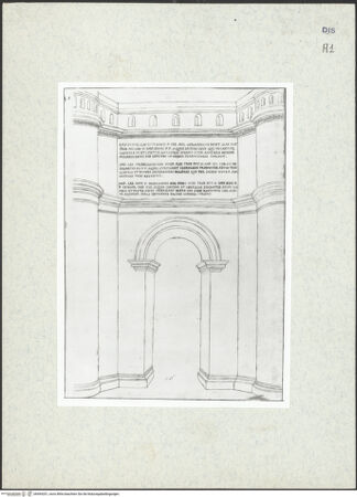 Vorderseite von Courtauld Institute [https://www.deutsche-digitale-bibliothek.de/content/lizenzen/rv-ez/] Houfe AlbumFolio 8: römisches Stadttor - , bh494201_recto. Foto.