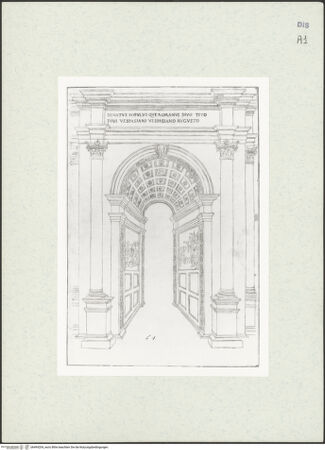 Vorderseite von Courtauld Institute [https://www.deutsche-digitale-bibliothek.de/content/lizenzen/rv-ez/] Houfe AlbumFolio 5: Rekonstruktion des Titusbogens - , bh494204_recto. Foto.