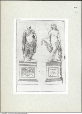 Vorderseite von Courtauld Institute [https://www.deutsche-digitale-bibliothek.de/content/lizenzen/rv-ez/] Houfe AlbumFolio 46: zwei Statuen - , bh494463_recto. Foto.