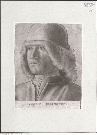 Vorderseite von Kupferstichkabinett [https://www.deutsche-digitale-bibliothek.de/content/lizenzen/rv-ez/] Bildnis eines Mannes mit Kappe (Jac. Bellini?) - , bh494549_recto. Foto: Anders, Jörg P..