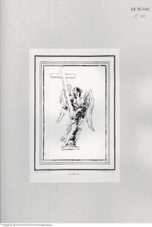 Vorderseite von  [http://creativecommons.org/publicdomain/mark/1.0/] A Collection of Prints in imitation of drawings from ... celebrated mastersTafel 20 oder 21: Engel mit Passionswerkzeug - , bh494799. Foto.