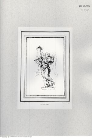 Vorderseite von  [http://creativecommons.org/publicdomain/mark/1.0/] A Collection of Prints in imitation of drawings from ... celebrated mastersTafel 20 oder 21: Engel mit Passionswerkzeug - , bh494800. Foto.