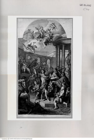 Vorderseite von Kunstsammlungen zu Weimar [http://creativecommons.org/publicdomain/mark/1.0/] Der heilige Georg weigert sich, den Götzen zu opfern - , bh494910. Foto.